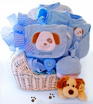 Newborn Baby Boy Gift Bassinet