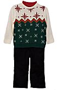 Boy's Hit The Slopes 3 - Piece Holiday Sweater Set SALE