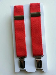 Infant / Baby Suspenders - Red