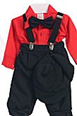 Infant Boys Black Knicker Set with Red Shirt SALE