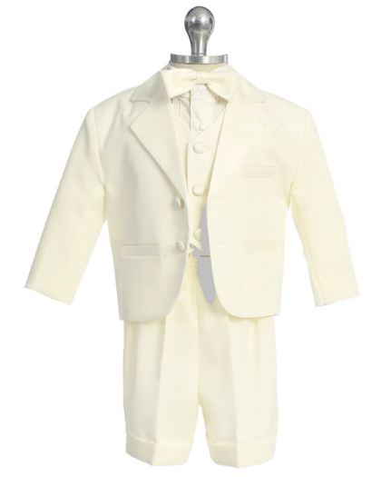 Close-Out Fouger Ivory Tuxedo and Shorts -  Size 3 - 53% Off MSR