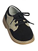 Brown Suede Saddle Shoes - Infant And Toddler