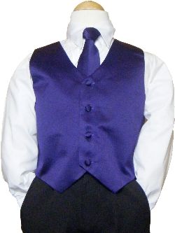 Grape (Purple) Vest and Tie