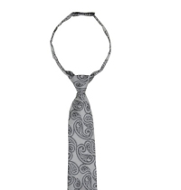 My First Paisley Tie - Silver