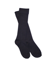 Boys Flat Knit  Knee Socks - Navy