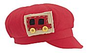 Red Knit Truck Cabbie For Toddlers