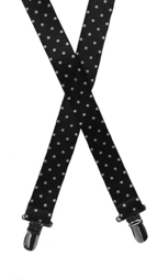 Kids Elastic Suspenders - Polka Dot
