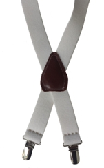 ivory elastic suspenders