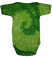 Tie Dye Infant Onesie - Spiral Lime