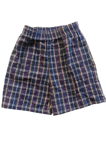 Tumbleweed Navy Plaid Seersucker Shorts