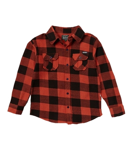 Woolrich Orange Vintage Buffalo Check Button-Up Shirt - Toddlers