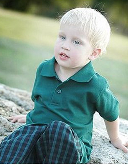Toddler Golf Polo Shirt & Plaid Pants Set
