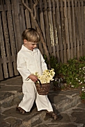 Eton 4 pc Suit With Pants - Ivory