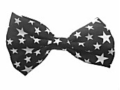 Infants and Toddlers Patterned Bow Ties - White Stars
