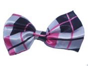 Patterned Satin Bow Ties - Harlequin Argyle