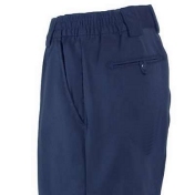 Boys Navy Poly-Rayon Dress Pants