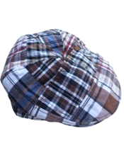 Brown Patch Plaid Golf Driver Hat