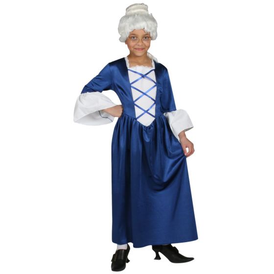 Martha Washington Child Girls Historical Costume