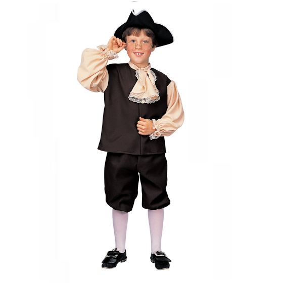 Kids Child Colonial Boy Historical Costume