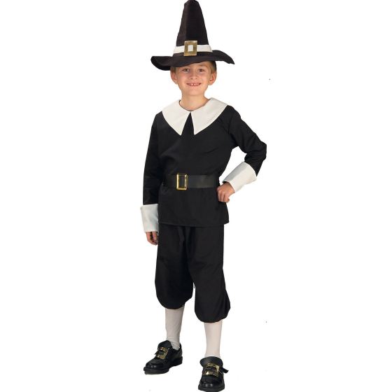 Close-Out Pilgrim Boy Child Historical Costume