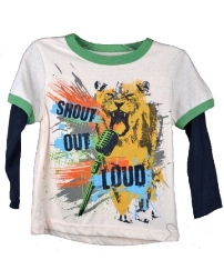 Freestyle Revolution Toddler Boys Shout Out Loud Layer Jersey Tee
