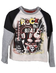Freestyle Revolution Toddler Rock The Beat 2fer Long Sleeve Jersey Tee
