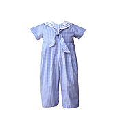 Infant Boys Brother Sister Easter Sailor Romper Outfit