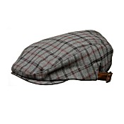 Fore!! Axel & Hudson Charcoal Checked Driver Cap