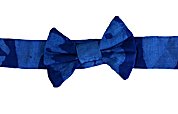 African Cotton Boys Bow Ties - Blue