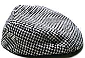 Black & White Check Houndstooth Pub Hat by Knuckleheads