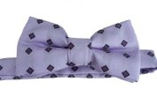 Microfiber Lilac Patterned Boy's Bow Ties
