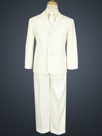 Boys 5 Pc White Special Occasion / Communion Suit