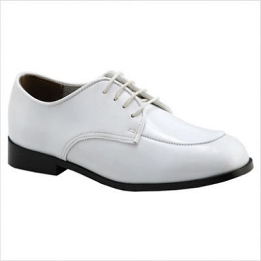 73% Off Close-Out White Patent Dress Shoes Sz 10 Youth