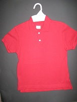 Red Long Sleeve  Dress Shirt