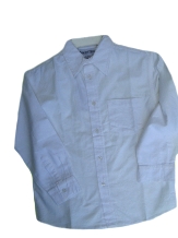 Natural Fiber Ramie Cotton White Button Down Shirt