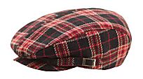 Wool Plaid Driver Newsboy Cap For Toddlers