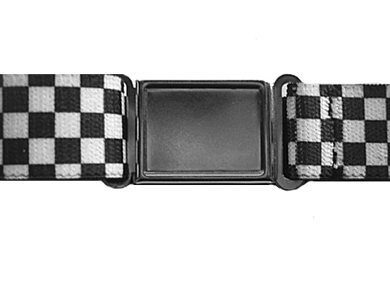 checkers-black-white magnetic belt