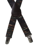Kids Patterned Suspenders - Jungle Camo Stripes *Sale*